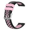 20mm Multiple Holes Breathable Dual Color Silicone Watch Strap Wristband for Huawei Watch GT3 42mm/Samsung Galaxy Watch 42mm
