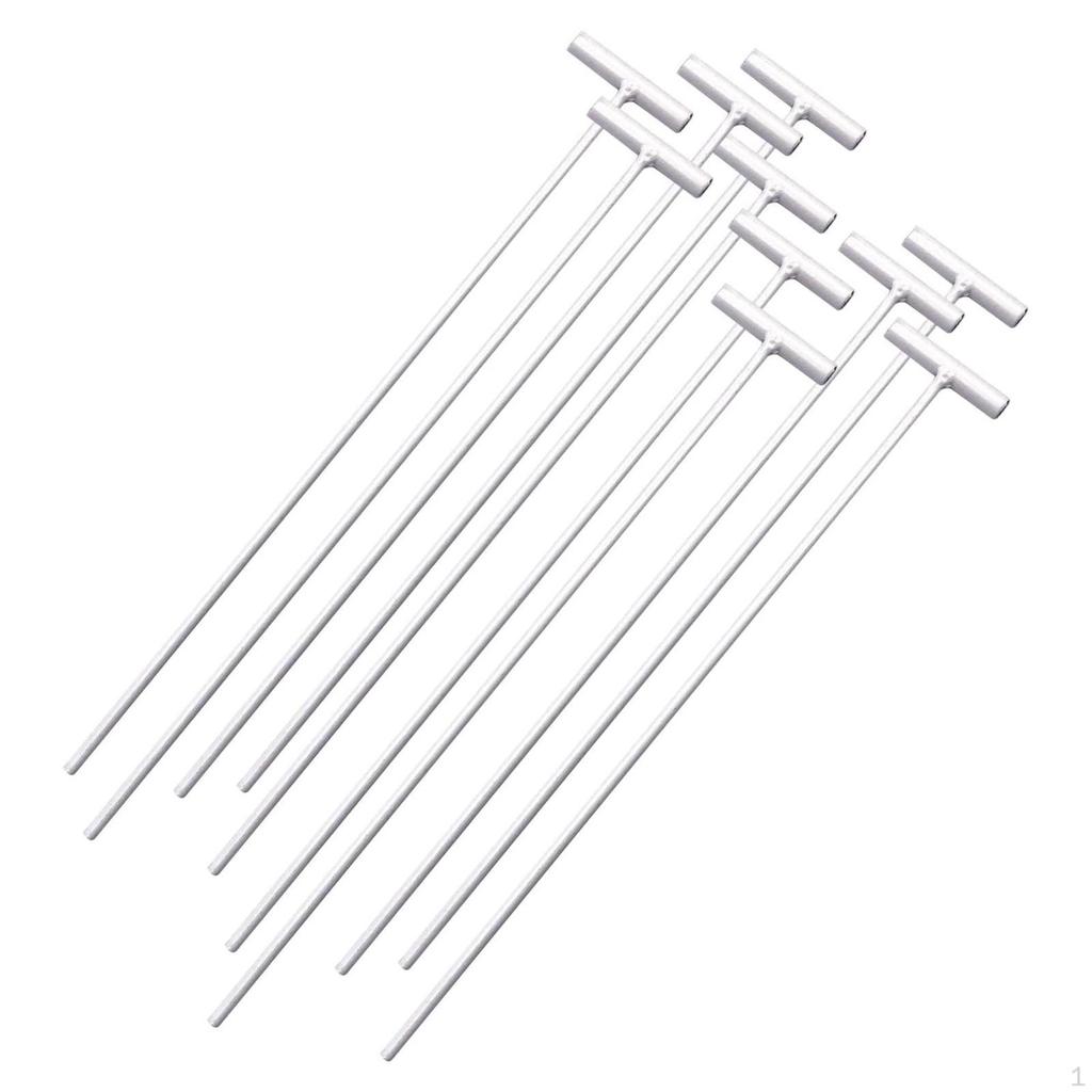 10x Pigeon Entrance Doors T Trap, Wire Trap Birds Catch Bar, Door Bar for Birdcage Lawn