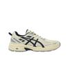 Gel-Venture 6 Tejido Patchwork Cuero Sintético Zapatillas de Running de Caña Baja Zapatillas de Running Unisex Blanco Azul 1203A239-200