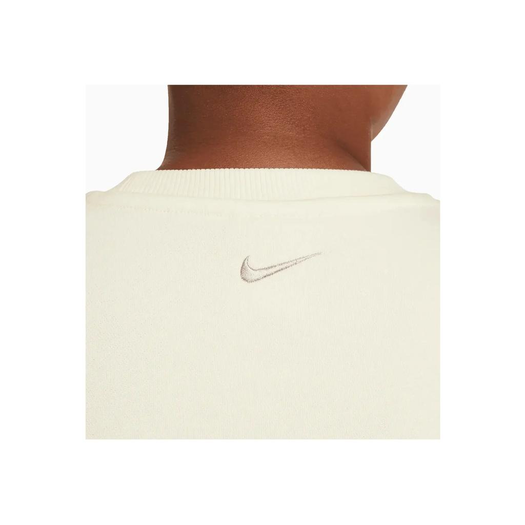Nike Sportkleding Club Mode Ronde Hals Pullover Lange Mouw Kinder Tops Kokosmelk Universiteitsgrijs HJ3373-113