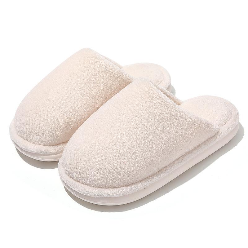 Cotton slippers autumn and winter 2025 new indoor home non-slip warm piled thick bottom slippers