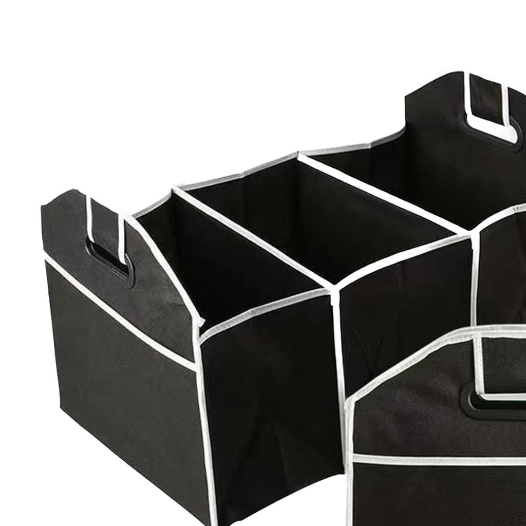 Trunk Organizer Car Boot Storage Bag with Handbag Wear Resistant Sturdy Collapsible