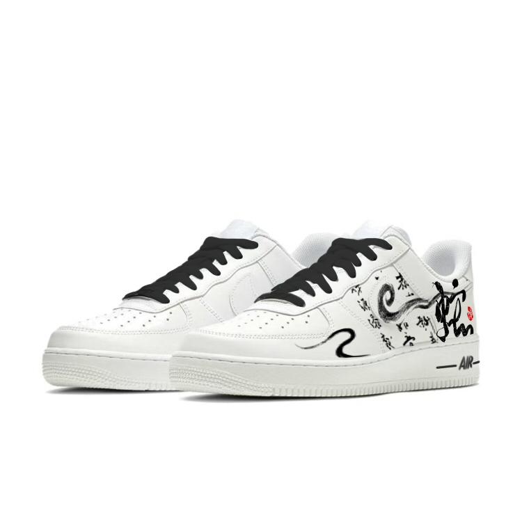 Nike Air Force 1 Air Force 1 Slip Resistant Abrasion Resistant Low top Skateboard Shoes Unisex White CW2288-111(Team352-)