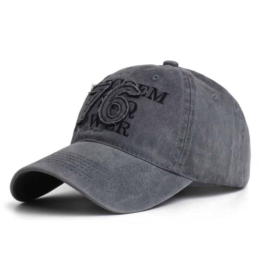 Vintage Cotton Baseball Cap For Men And Women, Adjustable Snapback Streetwear Trucker Hat, Casual Hip Hop Dad Cap