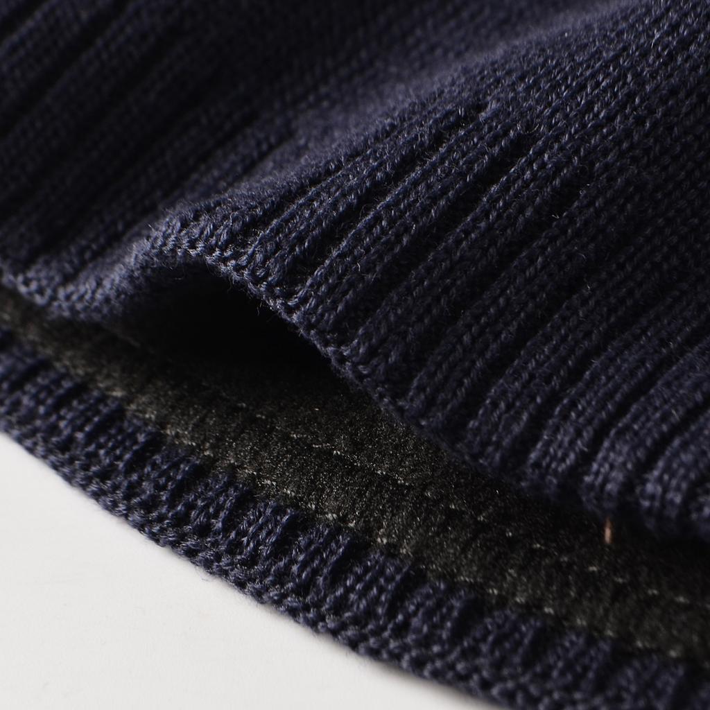 Men's Autumn/Winter Warm Pullover Hat Straight Edge Hat Outdoor Leisure Hat Knitted Wool Hat