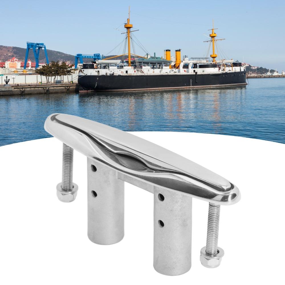Edelstahl 316 bündig montierbarer Klampen Marinebeschläge Bootsheber Klampen Zugklampen Bootsheber