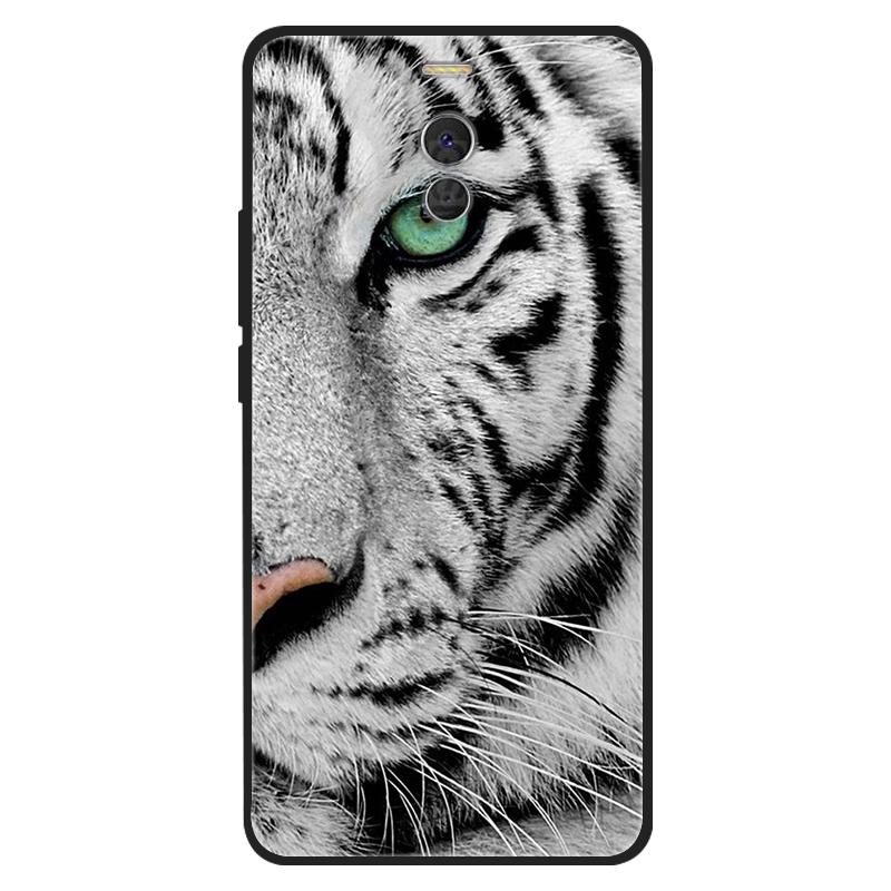 For Meizu M6 Note Case Silicone Cat Painted Soft Black Cover for Meizu M6Note M3 Note 8 Cover TPU Coque Protective Capa