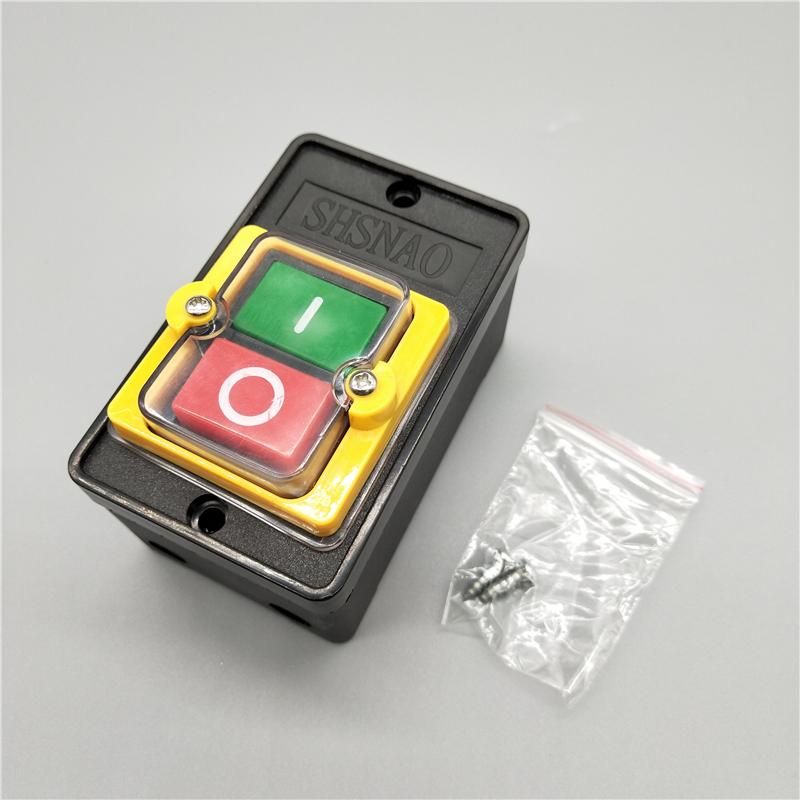 Lc3-5-10/KAO-5M-5H-10KH/QKS2/1 Start Stop Button Switch on/Off 10A/380V Bench Drilling Machine Cutting Machine Elevator Switch