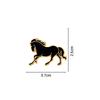 Zodiac Horse Brooch Cute Animal Style Badge Student Jewelry Pendant Accessories