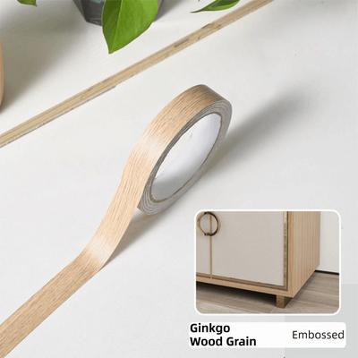 Wood Grain Veneer Edge Banding Tape 2cmx10m Self-adhesive Beautiful Seam Stickers Thicken Multiple Styles Gap Sticker