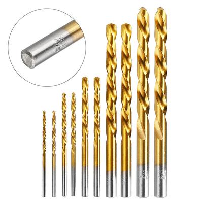 Left Hand Drill Bits 10pcs/Set 3.2-8.7mm Drilling Durable