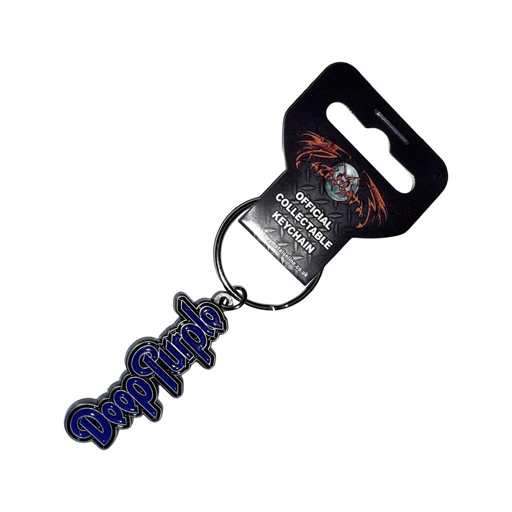 Deep Purple Logo Keyring