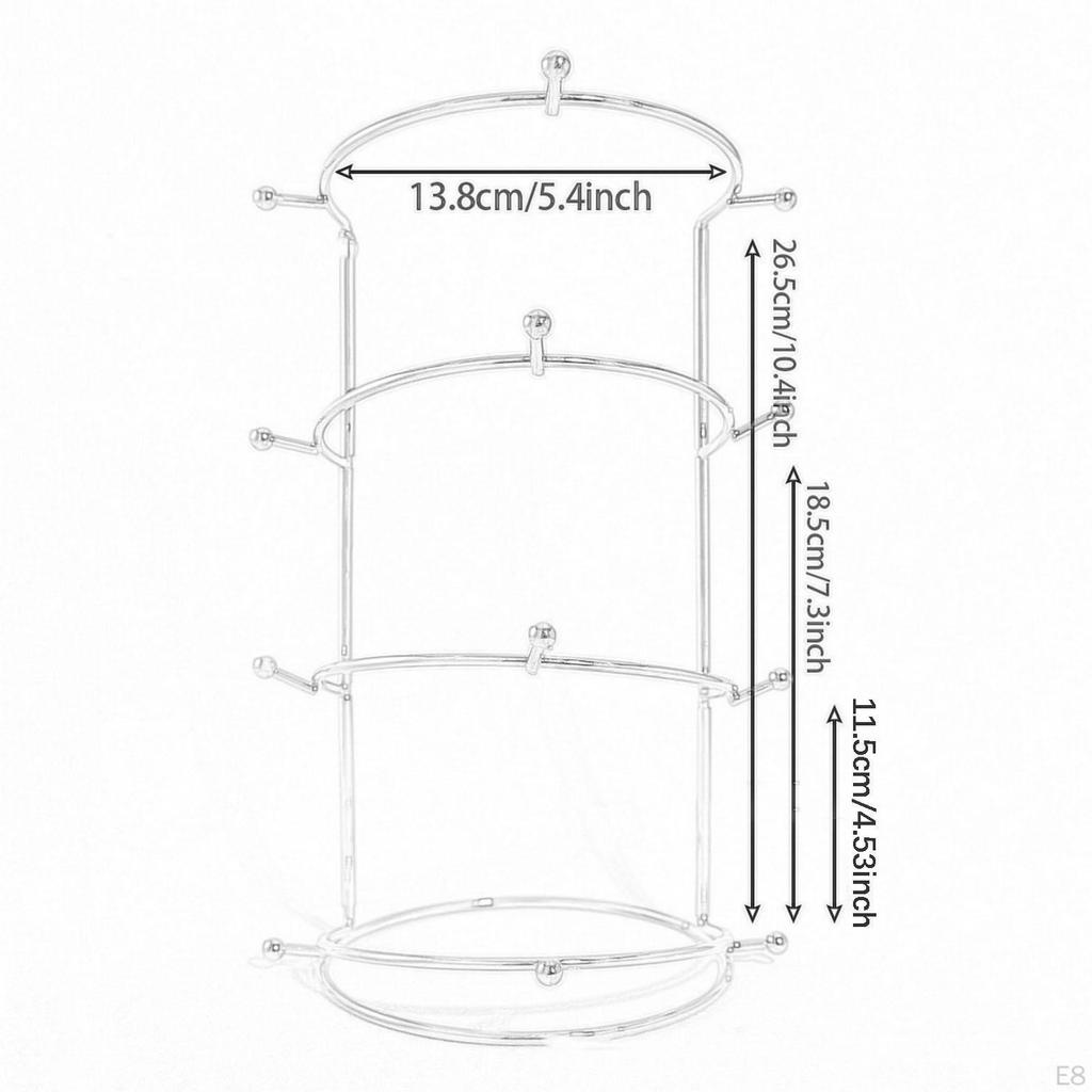 Stand Hair Accessories Organizer for Women and Girls Storage Rack Shop Shopping Centers