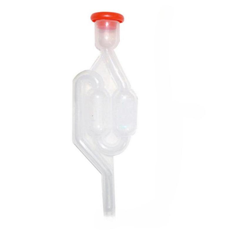 1 Adet Plastik Tek Yönlü Mayalama Vanası Kapaklı, Kırmızı Şarap, Şarap ve Bira Fermantasyonu Tahliye Vanası