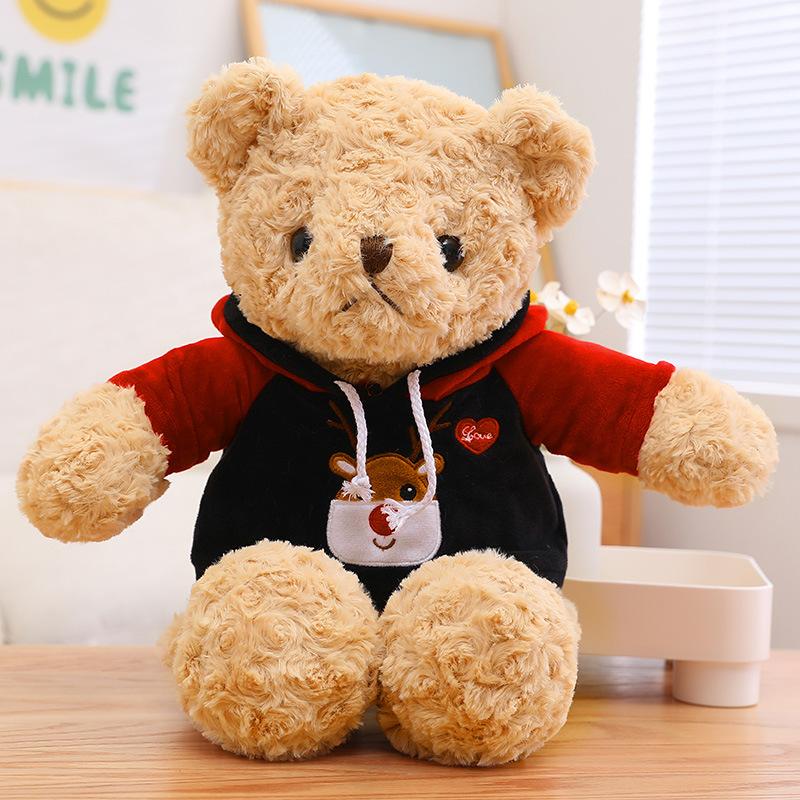 

Одетый медведь плюшевая кукла медведь кукла плюшевая игрушка кукла для обнимания кукла медведь подушка для успокоения тряпичная кукла 50cm（0.4kg）