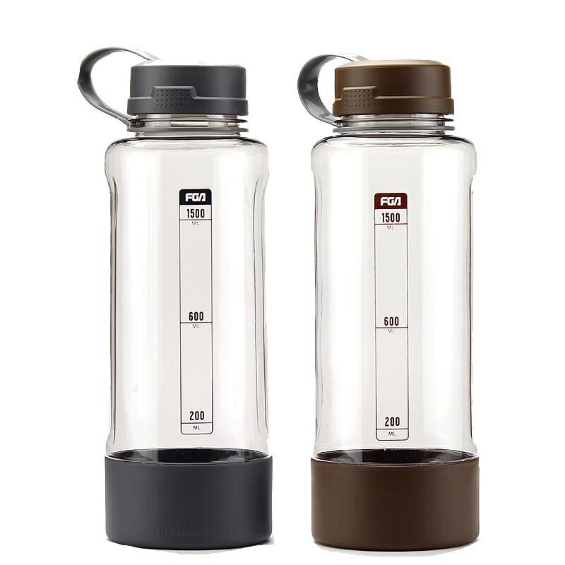FUGUANG 1500ml Coffee Sports Water Bottle with Filter