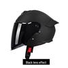 Unisex Electric Motorcycle Helmet with Double Visor - Breathable, 3C Compliant Half Helmet for Safety
