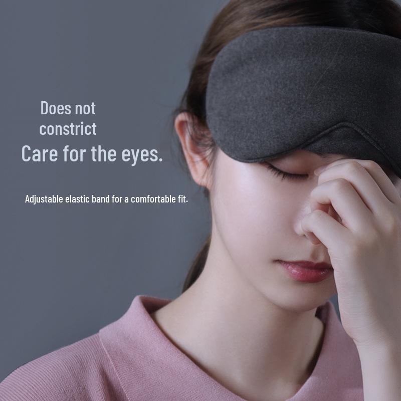 Travel Modal Blackout Eye Mask - Skin-Friendly, Comfortable, No Light Leakage, German Velvet, Perfect for Office Naps