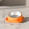 Anti-toppling Cat Food Bowl Elevated Dog Water Bowl Stable Pet Food Feeder  Pet Supplies