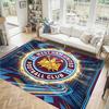 West Ham United Football Design Crystal Velvet Carpet Cozy Non?Slip Printed Rug For Bedroom Living Room Entrance