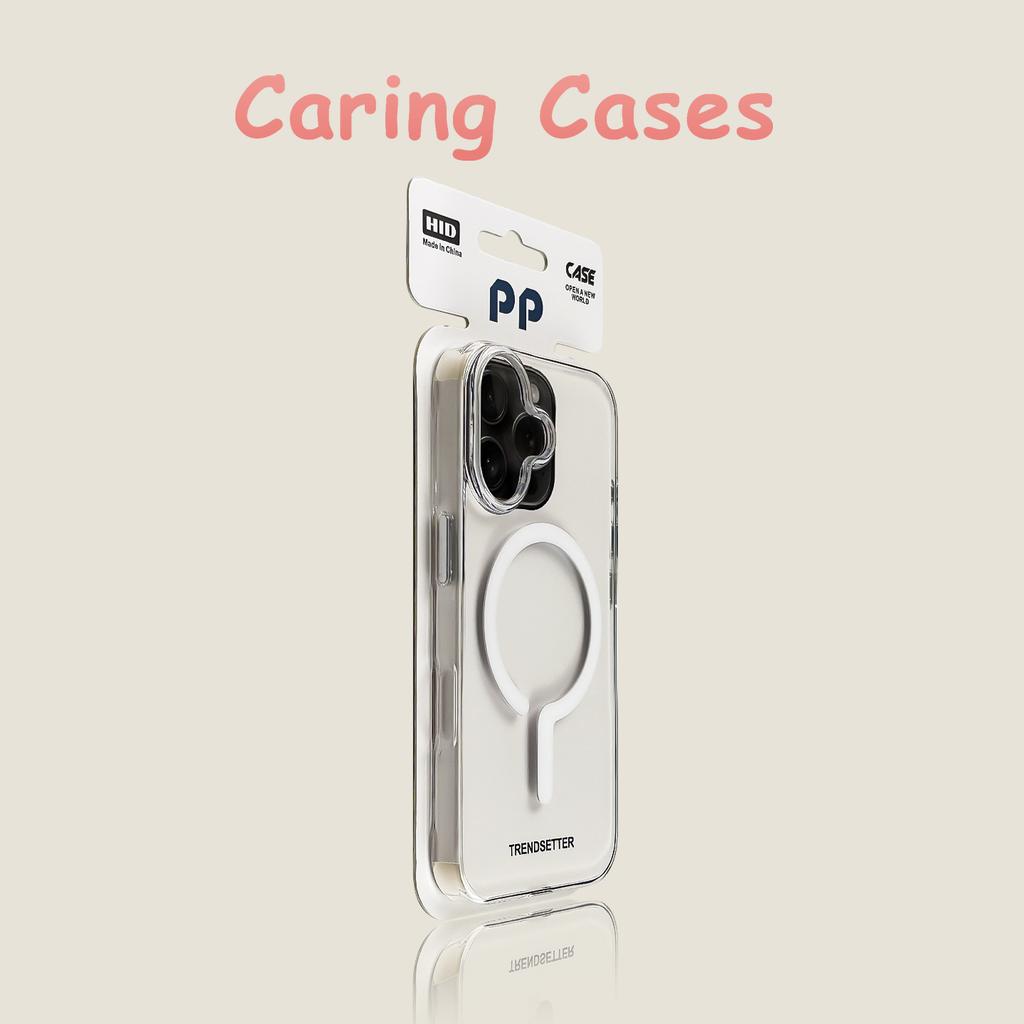 For iPhone 17 Pro Max Case Magnetic Question Mark Clear Metal Buttons Compatible with iPhone 16 15 14 13 12