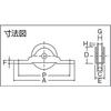 TRUSCO Bearing Door Wheel Round ??30 (2 Pieces) THS-25-30M