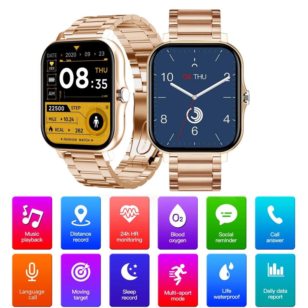 2026 New Smart Watch For Men Women Gift For Xiaomi Full Touch Screen Sport Fitness Watches BT Call Digital Smartwatch Wristwatch