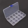 Musical Instrument Accessories Storage Box  15-Compartment Pick Case  Guitar Pick Storage Box   Screw Storage  Plastic Box