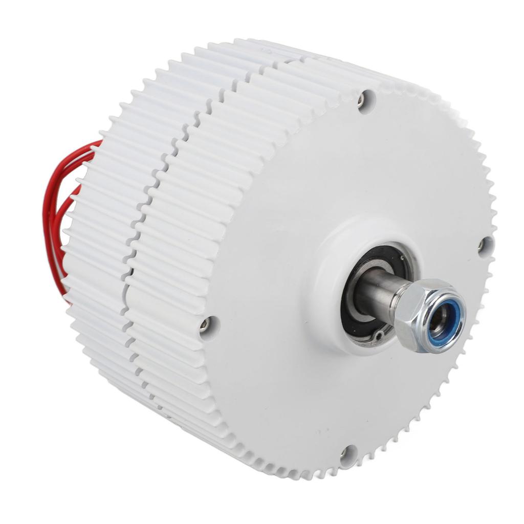 Gerador alternador síncrono de ímã permanente CA trifásico de eixo duplo de 24 V para turbinas eólicas de 400 W