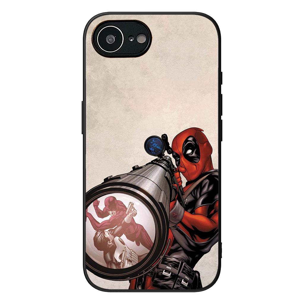 Marvel Deadpool Superhero Case for Samsung Galaxy A25 A37 A57 A12 A14 A31 A41 A50 A51 A70 A71 A72 A21S A04 M15 Note 20 9 8 10