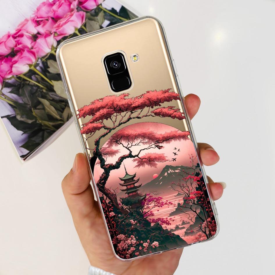 For Samsung Galaxy A8 Plus 2018 Case SM-A730F Cover Cute Cartoon Silicone Soft TPU Phone Case For Samsung A8 2018 SM-A530F Coque