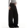 ICH MODE Women's American Retro Wide-Leg Straight Casual Pants