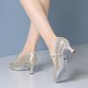 High Heels Adult Women's Modern Social Dance Shoes Professional Indoor Soft Soled Waltz Latin Ballroom Standard Dancing Shoes