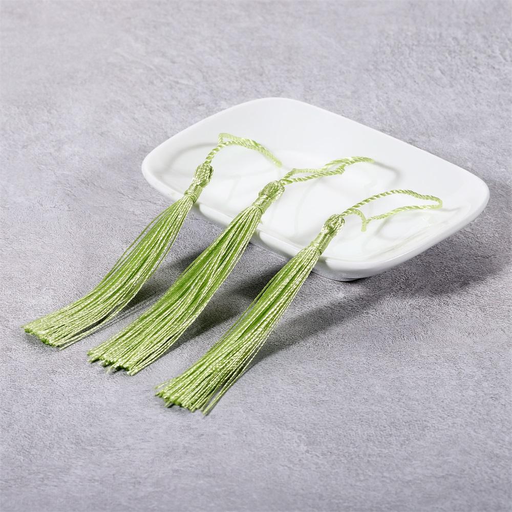 10Pcs/Pack Fringe Trim Sewing Curtains Hanging Rope Silk Tassels Jewelry Accessories DIY Wedding Decor Supplies Wholesale