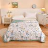 Cute Zoo Animals Print Quilt Bedspreads Children Adults Thin Comforter Summer Quilt Single Double Bed Air-Condition Bed Blanket