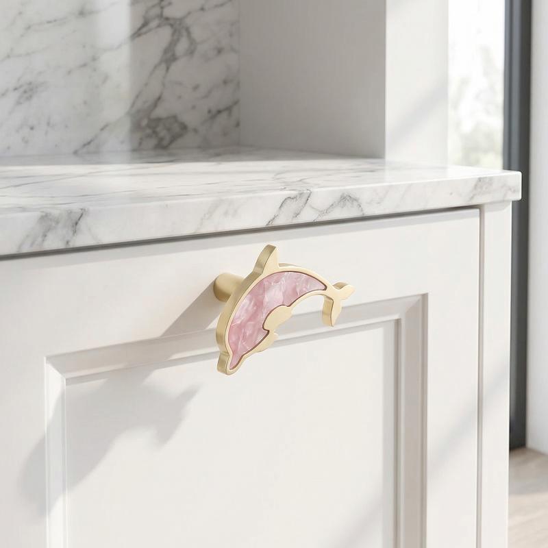 New Modern Cupboard Drawer Knobs Wardrobe Furniture Single Hole Door Handle Simple Personality Children Room Bedside Table Knobs