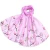 Soft Floral Printed Hijab Thin Beach Shawl Fashion Chiffon Scarf