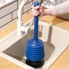 Toilet Plunger High Pressure Thrust Strong Suction Cup Multi-layers Long Handle Manual Bathroom Toilet Dredger Clog Remover Home Supplies