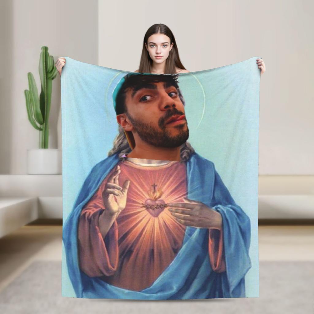 F-Fede V-Vigevani Throw Blanket for Couch  Fuzzy Soft Plush Blanket 50x60 Inches Multi-size Bedspreads for All Seasons