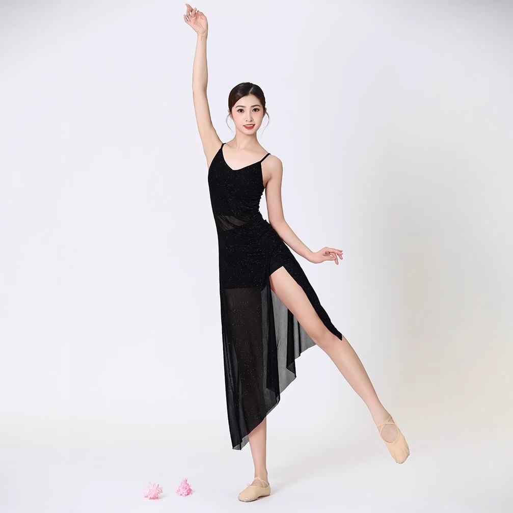 

Элегантный сетчатый костюм для латиноамериканских джазовых танцев с красивым дизайном спины Small чёрный