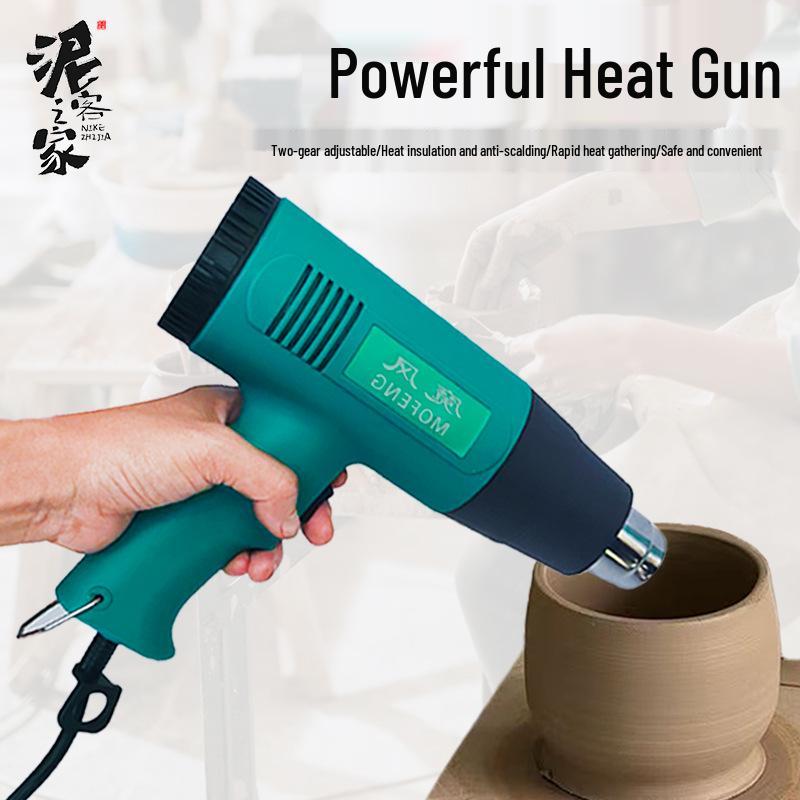 

Mudman s Pottery Tools: Powerful Hot Air Gun for Quick Drying of Greenware and Molds.
