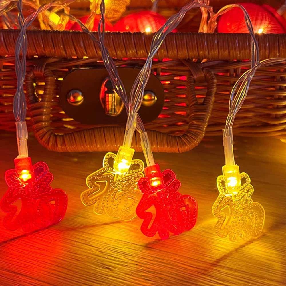 Battery Powered New Year String Light Fuzi Spring Festival String Light Party