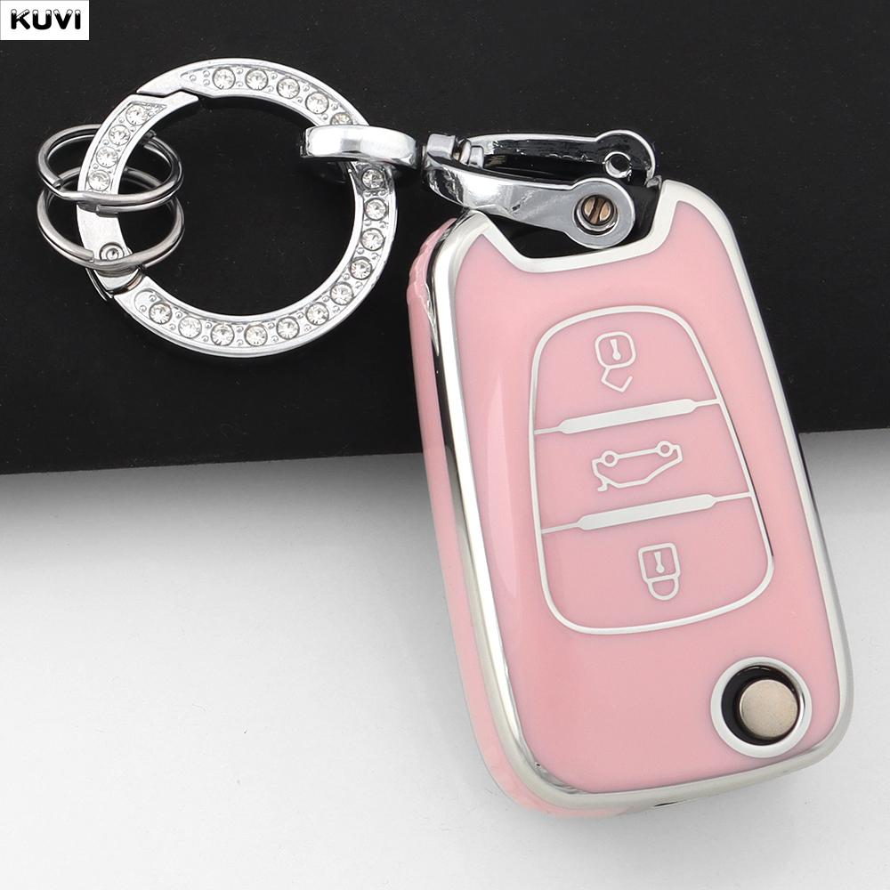 Fit For Hyundai I20 I30 Ix20 Ix25 Ix35 Elantra Accent Tpu Auto Key Fob Cover Case Fit For Kia Sportage Rio 3 Soul Optima Ceed Pro K5 K2 Pride