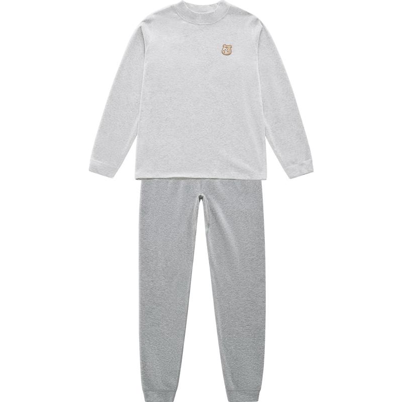 Labby Kids Elastic Half-High Collar Thermal Underwear Set 150