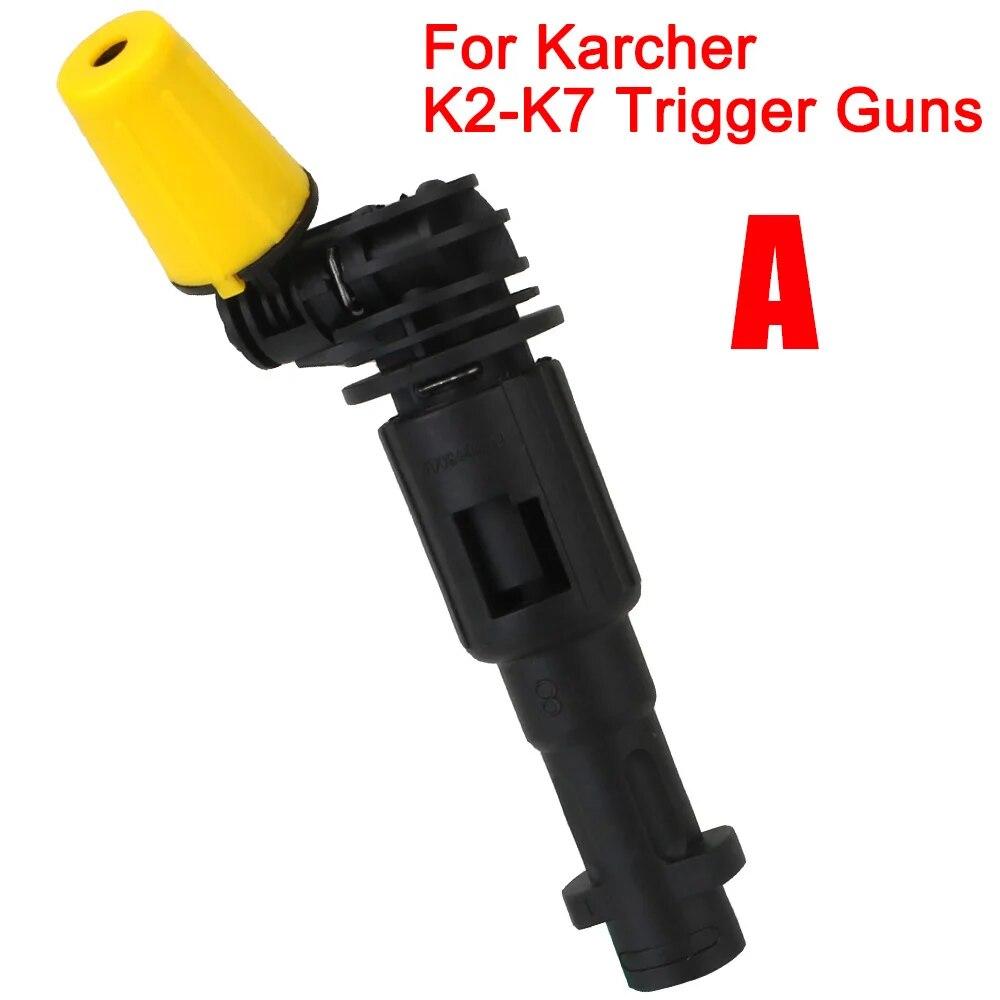 Dirt Shock High Pressure Fit For Karcher Trigger Guns Car Wash Tool Turbo Nozzle 360° Gimbaled Spin Cleaner Spray Nozzle