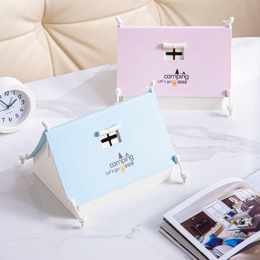 

Cute Tent Piggy Bank Creative Tabletop Decoration Durable Cartoon Saving Pot Boys