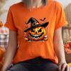 Trick or Treat Halloween T Shirts PumpkinCandyBonesSkeletonfunny Halloween Costume Cotton Men Women  Tops Graphic T Shirts
