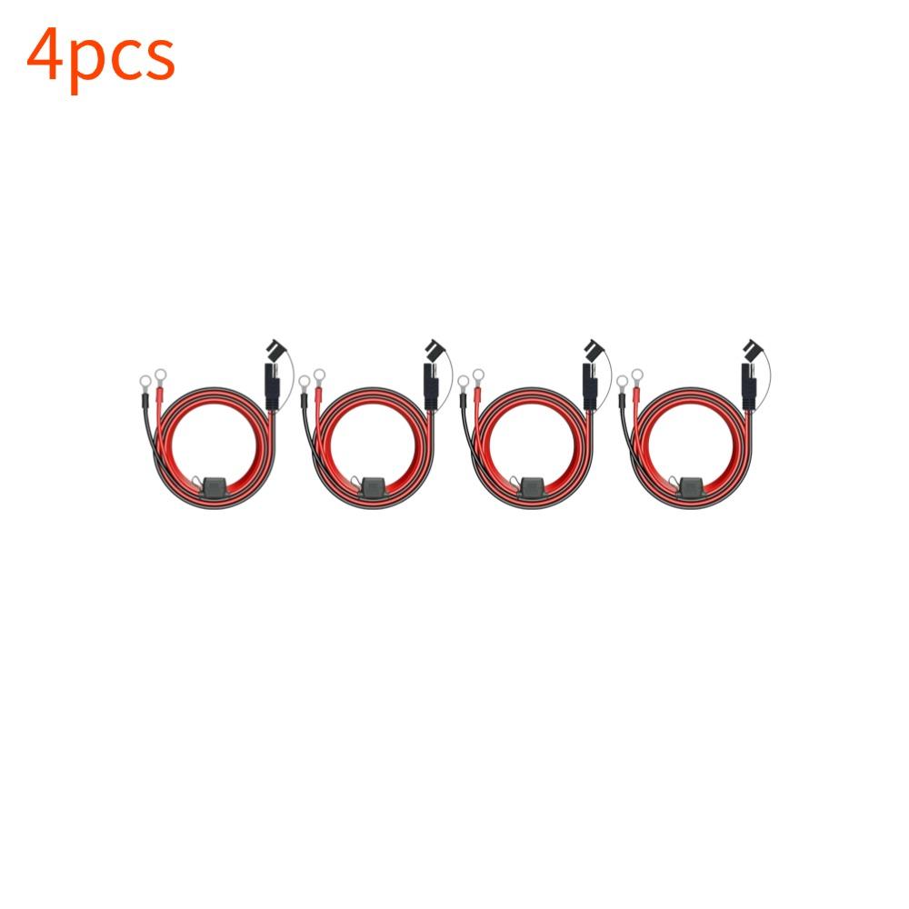 Charger Cable For Motorcycle Battery Terminal To SAE Quick Extension Cable With 10A Fuse O Connector Battery Charger Adapter