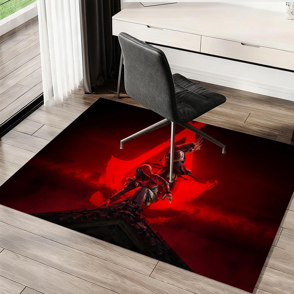 Tappetino per Pavimento per Fan del Gioco Assassins-Creeds Morbido Spesso Assorbente Antiscivolo Camera da Letto Soggiorno Zerbino Decorazione per la Casa Tappeti in Flanella