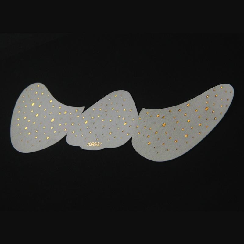 Vergoldete Sommersprossen Make-up Aufkleber Speziell geformt 2 Stück Tattoo Aufkleber Gesicht Aufkleber